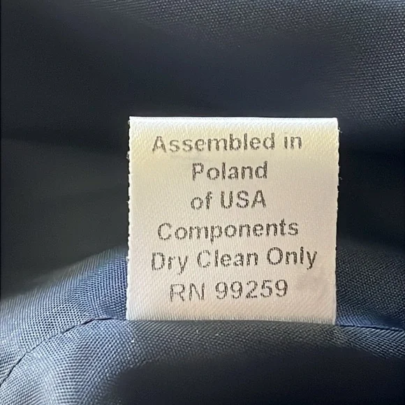 Vera Wang Maids Navy Bridesmaid Dress with Gray Bow and Jewel Detail Size 10 - Picture 9 of 12